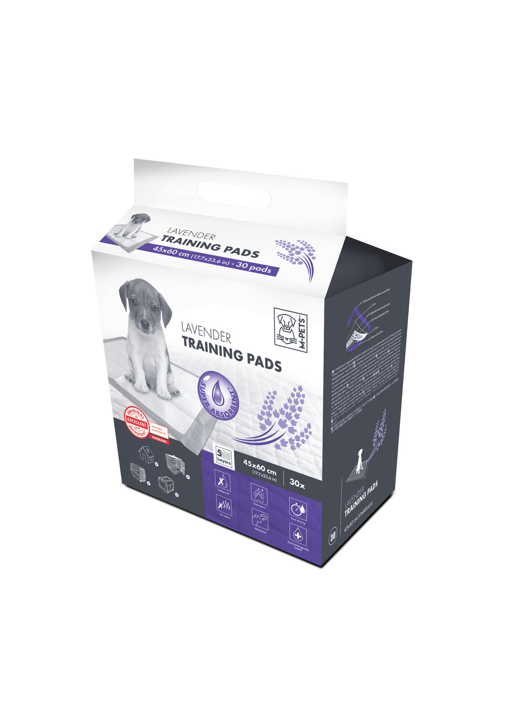 LAVENDER Training Pads 45 x 60 cm - 30 pcs