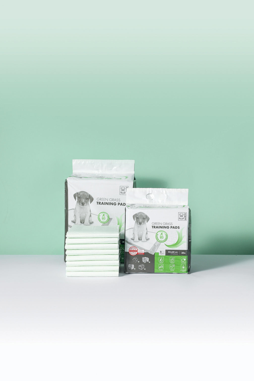 Green Grass Training Pads 60 x 60 cm - 30 pcs