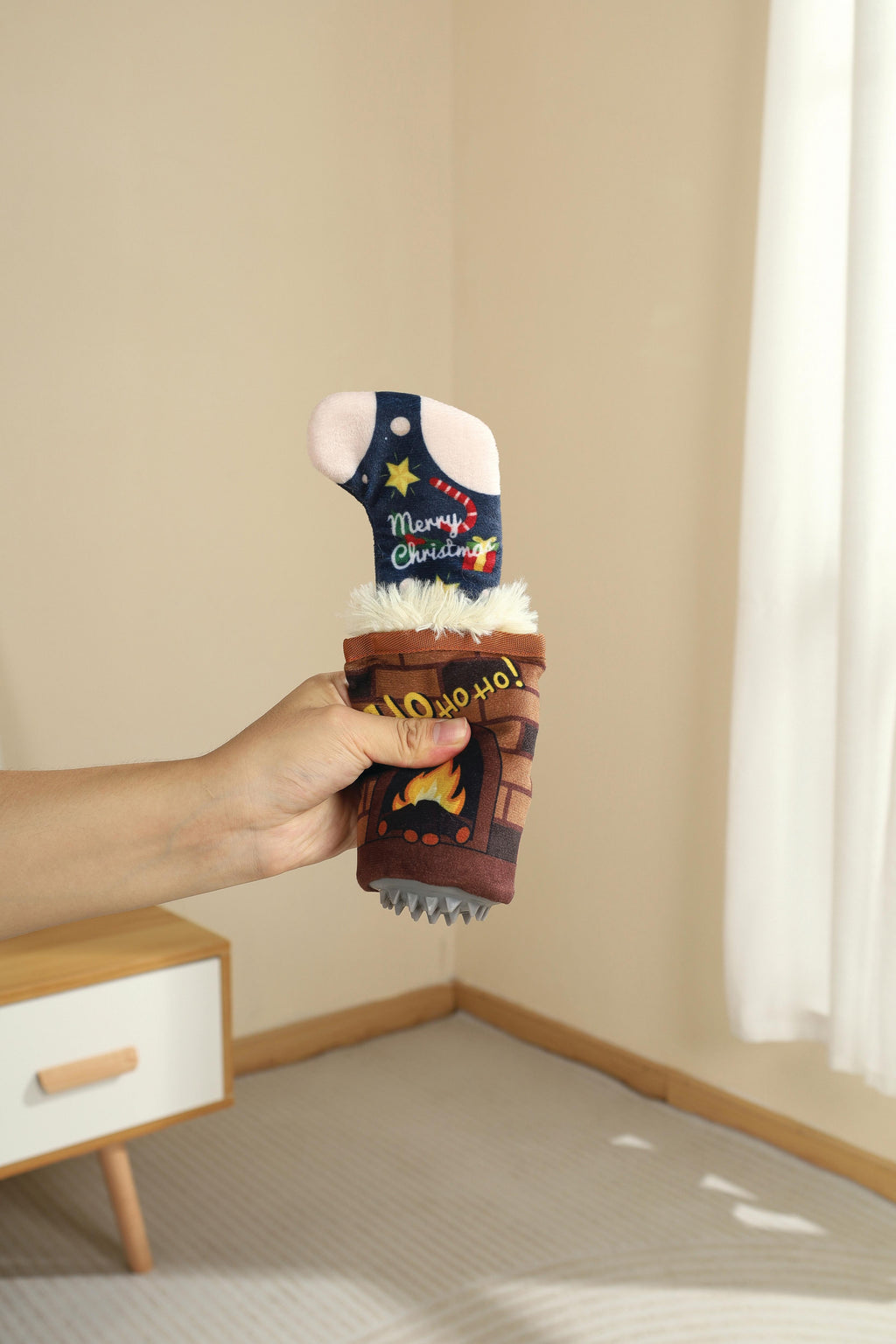 Christmas Snack Attack dog toy - Socks