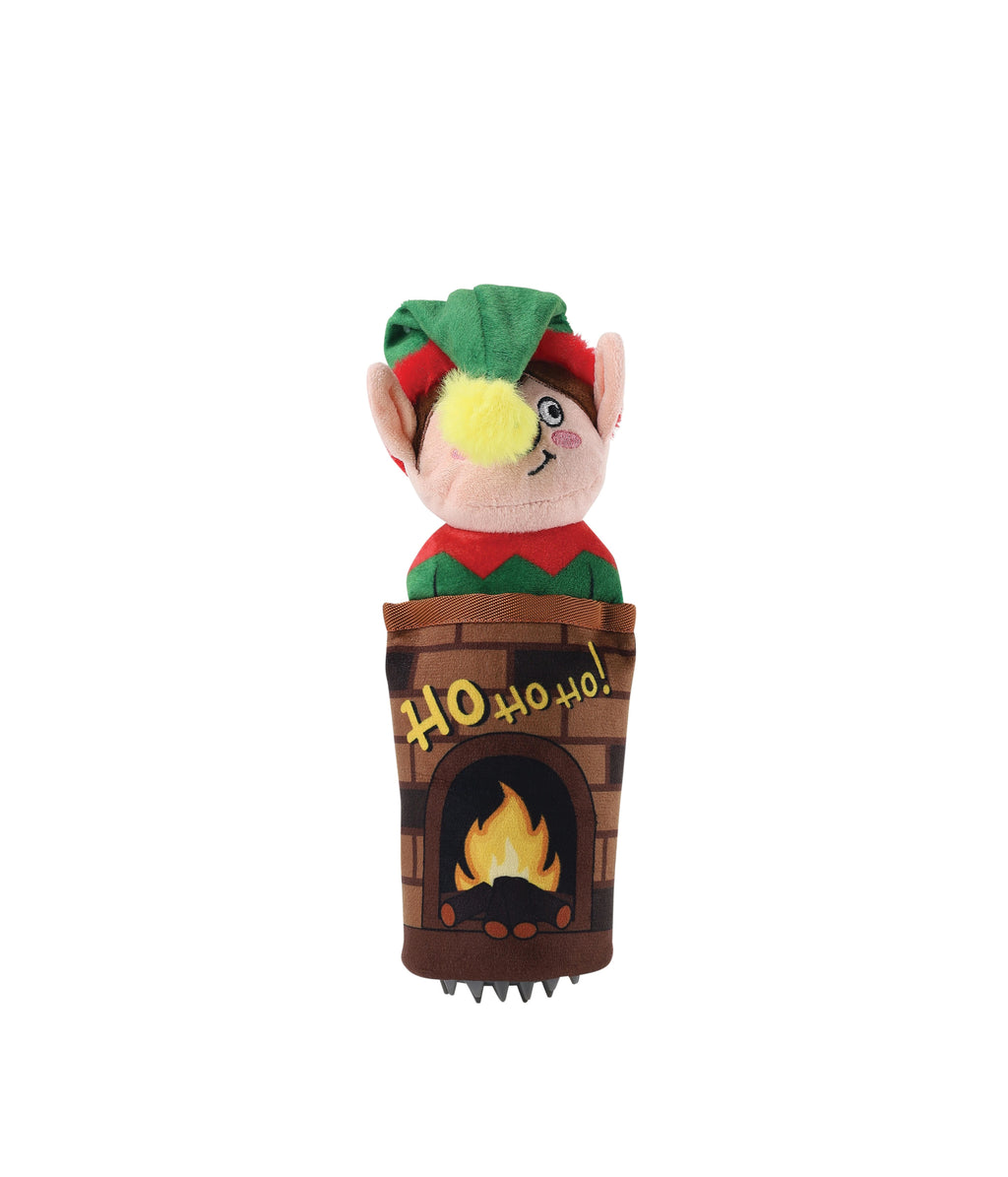 Christmas Snack Attack dog toy -  Elf