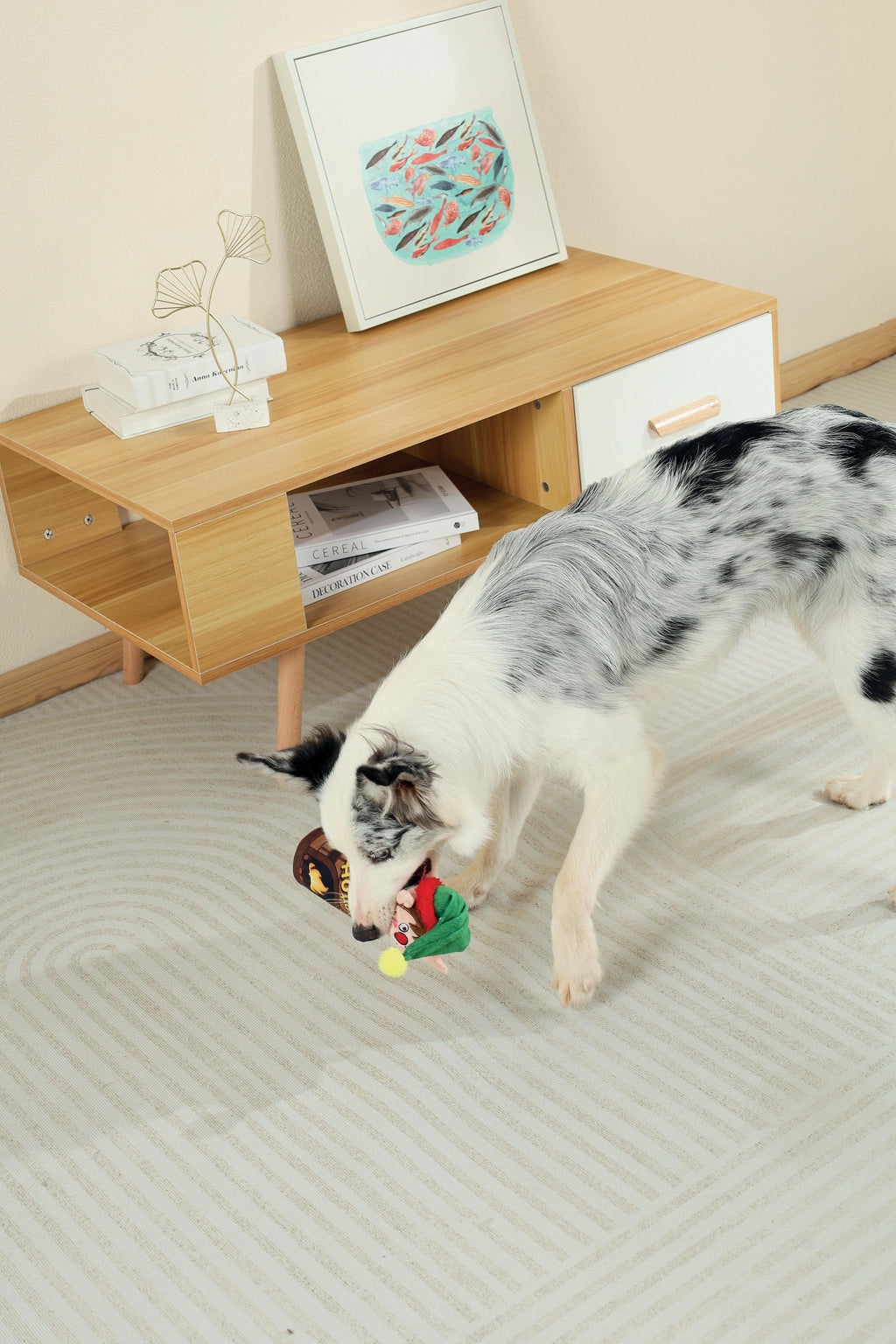 Christmas Snack Attack dog toy -  Elf