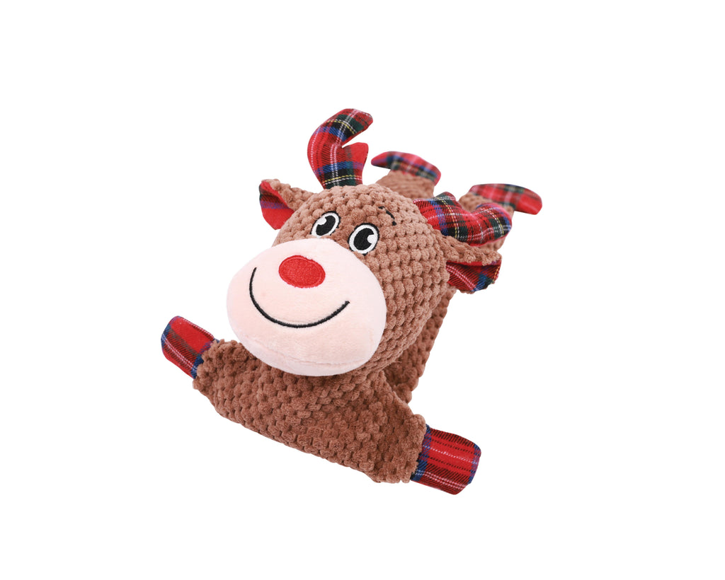 Christmas Snack Attack dog toy reindeer - PRANCER