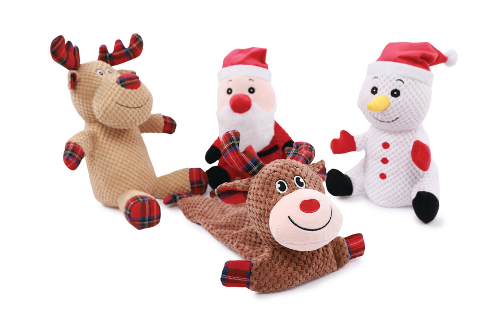 Christmas Snack Attack dog toy reindeer - PRANCER