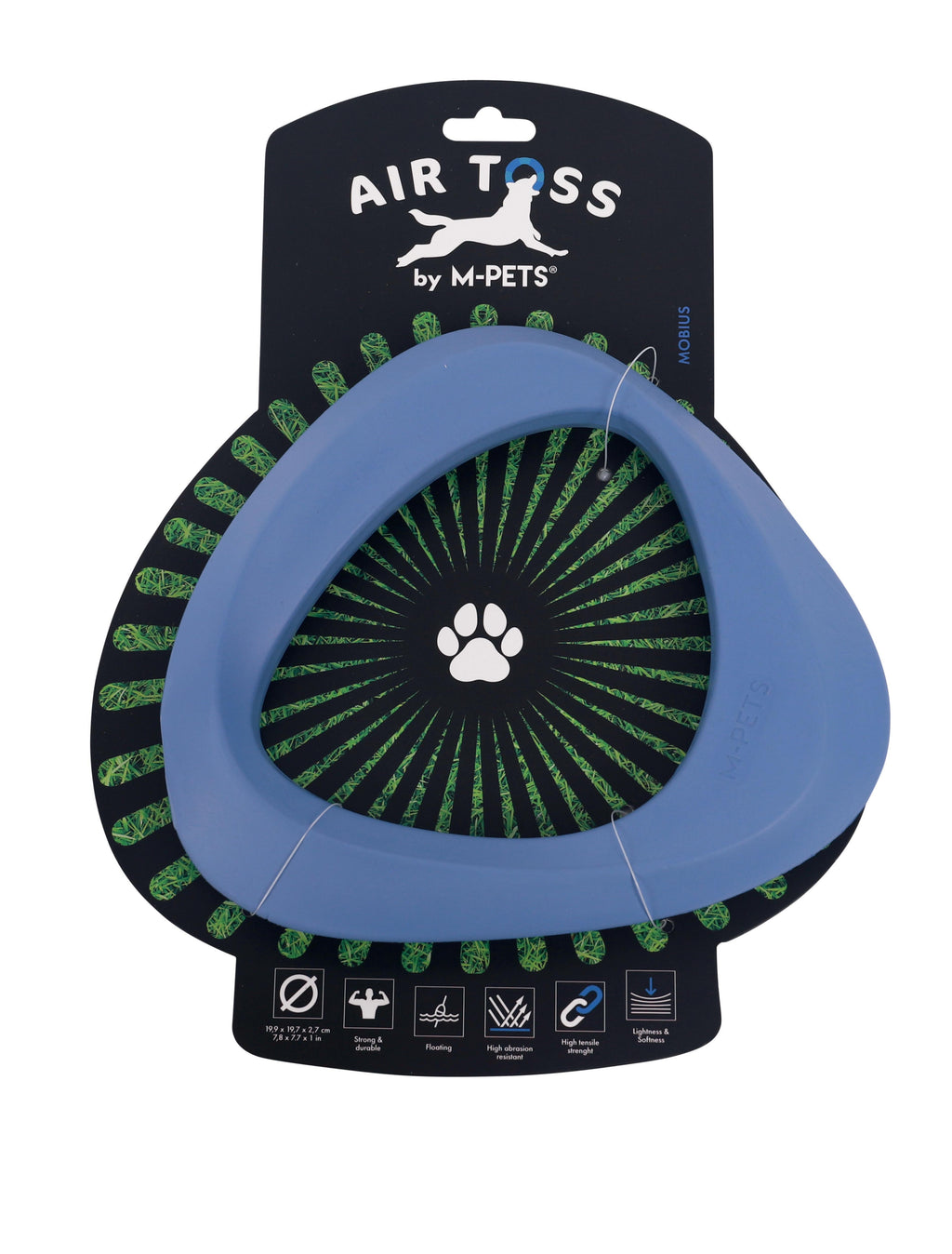 AIR TOSS Dog Floating Toy Mobius - Blue