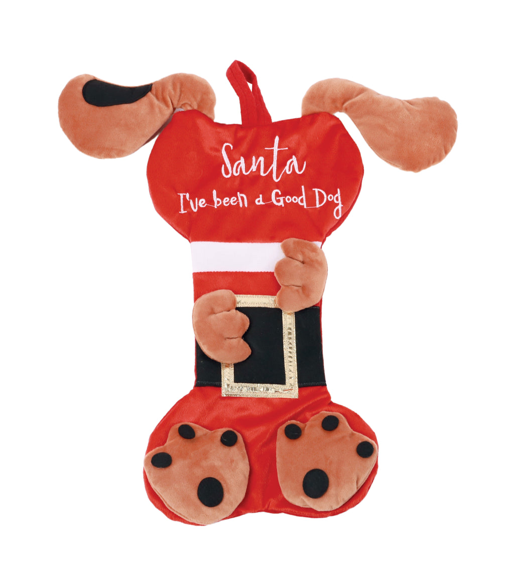 CHRISTMAS STOCKING Pet Toy - Doggy