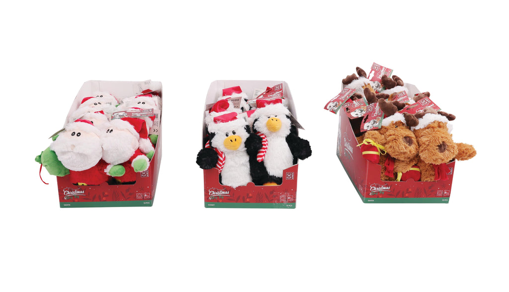 CHRISTMAS Dog Toy Display - SANTA