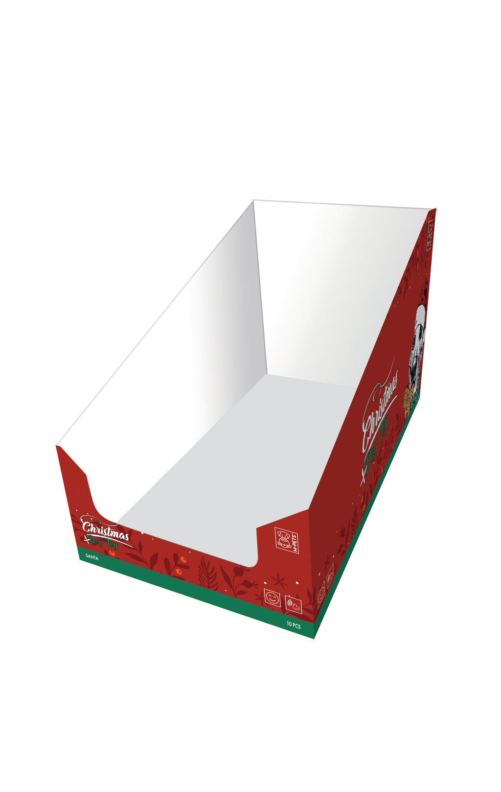 CHRISTMAS Dog Toy Display - SANTA