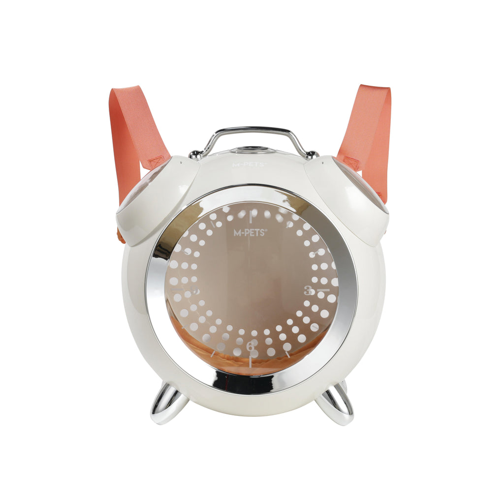SIXITIES Clock Pet Carrier White