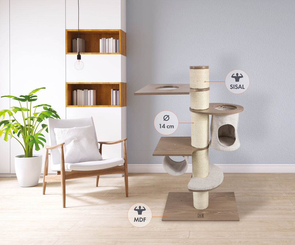 CatElite - Leonardo Cat tree Beige