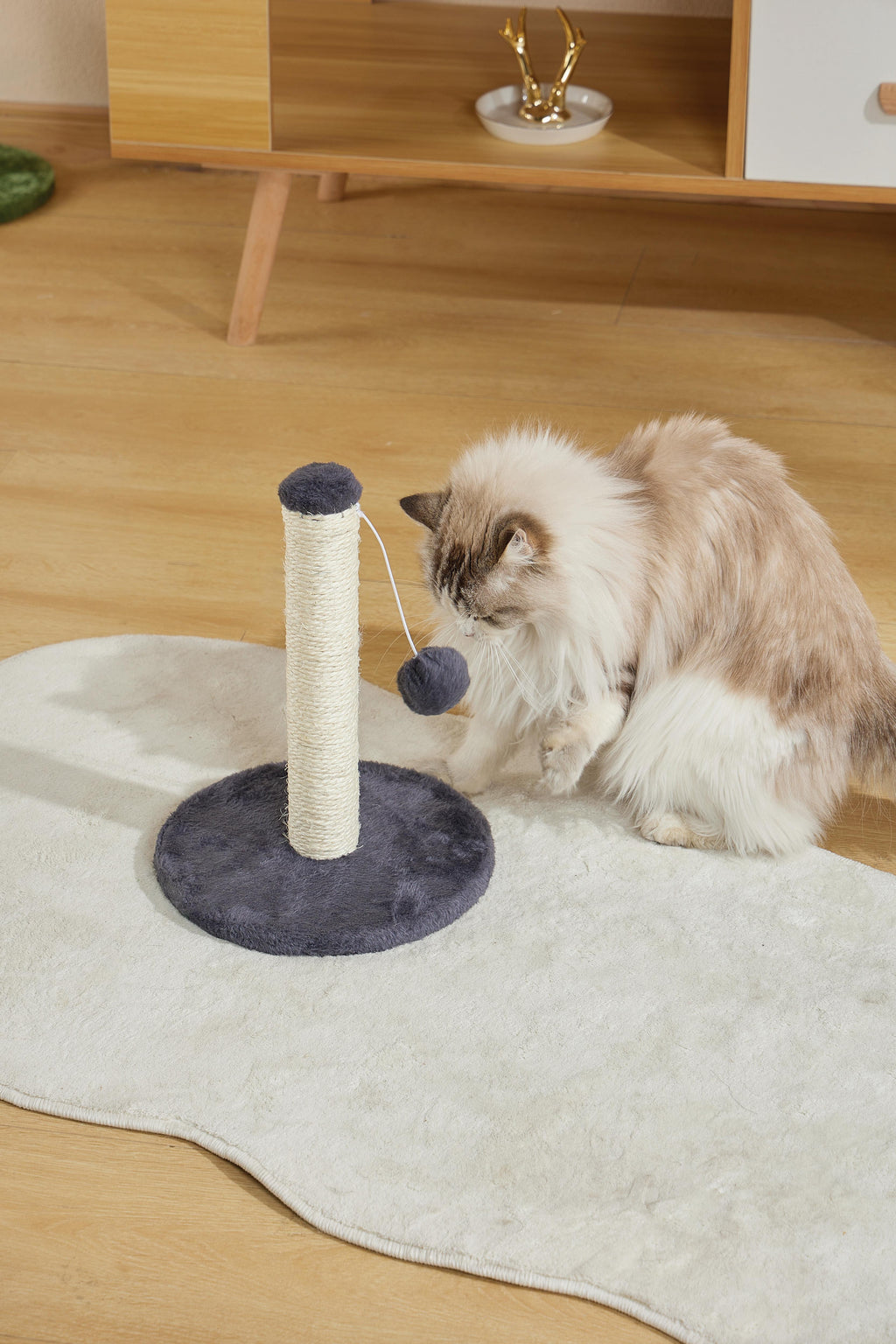 MY FIRST CAT TREE Pompom Dark Grey