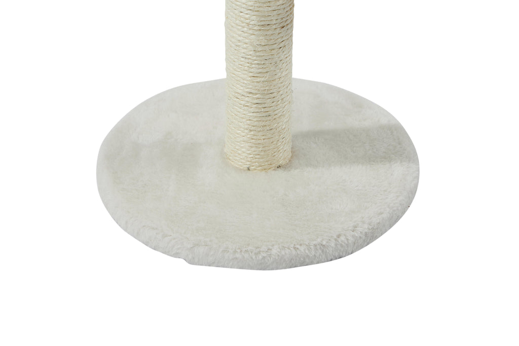 MY FIRST CAT TREE Pompom White