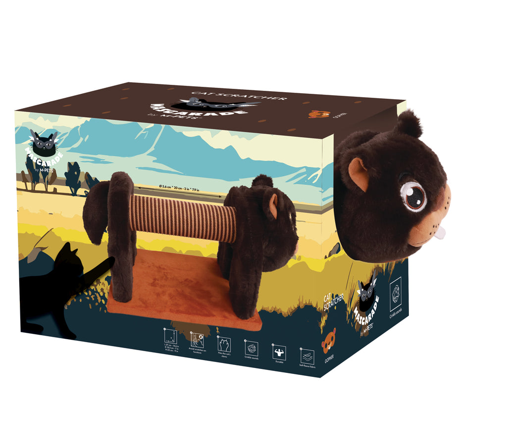 MASCARADE Cat Scratcher Gopher