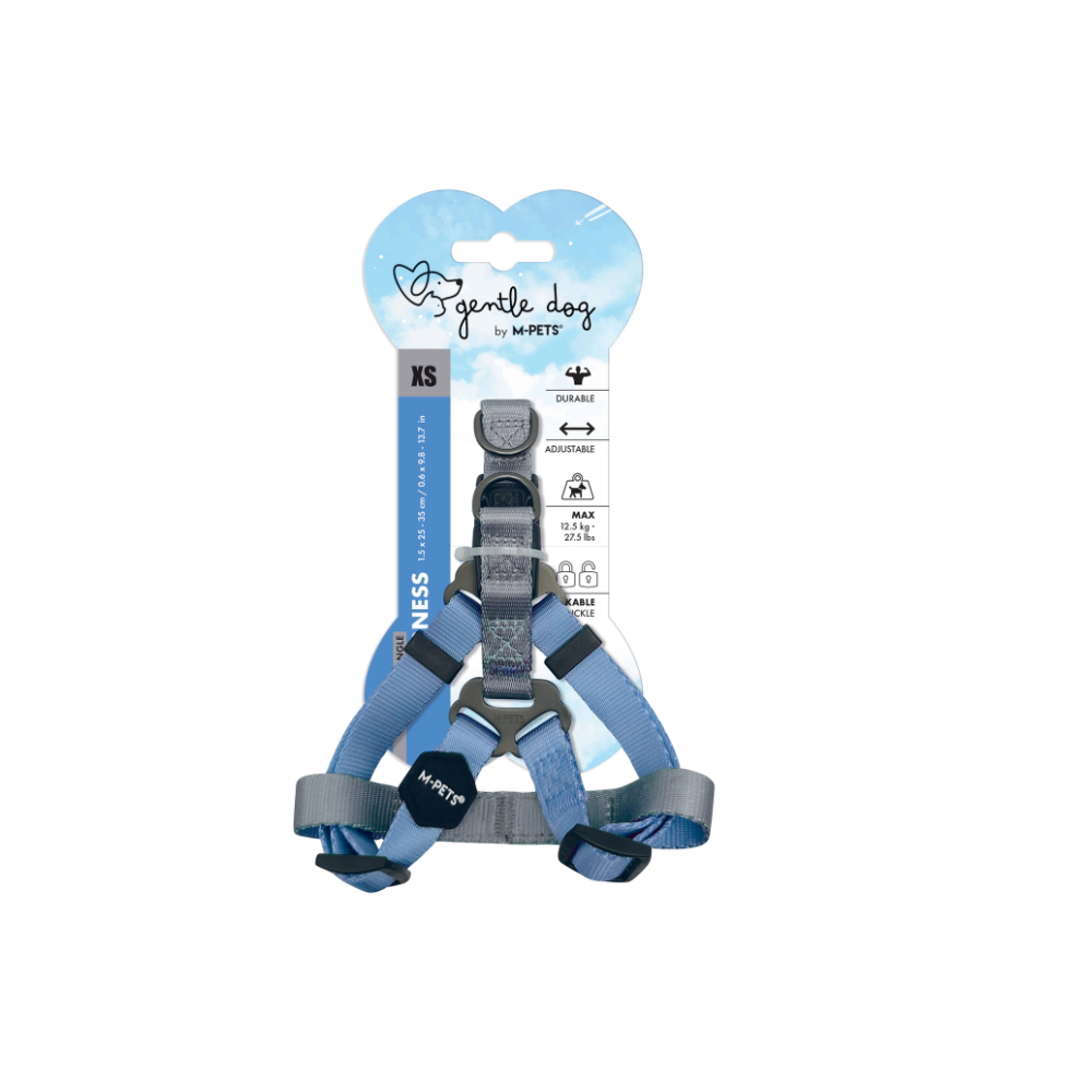 GENTLE DOG Triangle Harness Blue