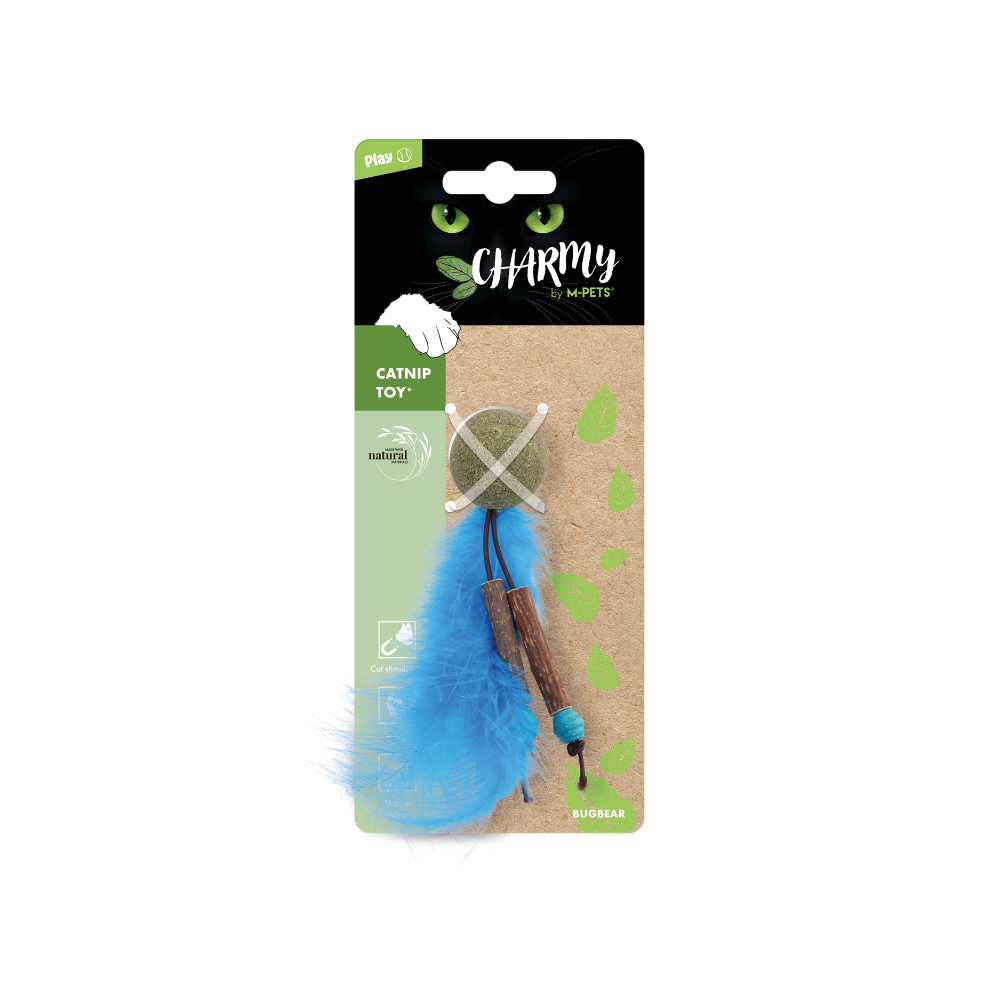 CHARMY Catnip Toy - BUGBEAR Blue