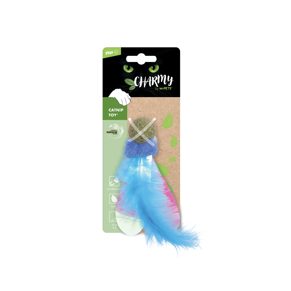 CHARMY Catnip Toy - FIREFLY Blue