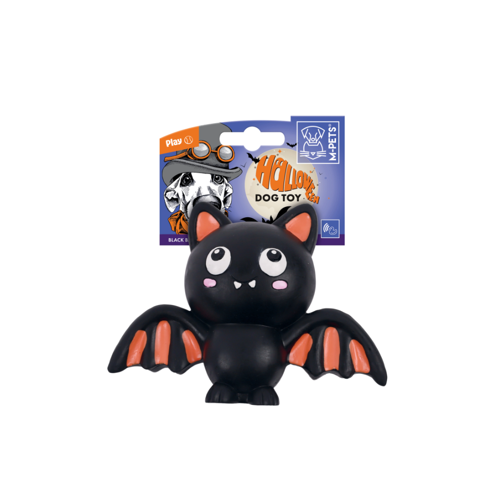 Halloween Dog Toy - Black Bat