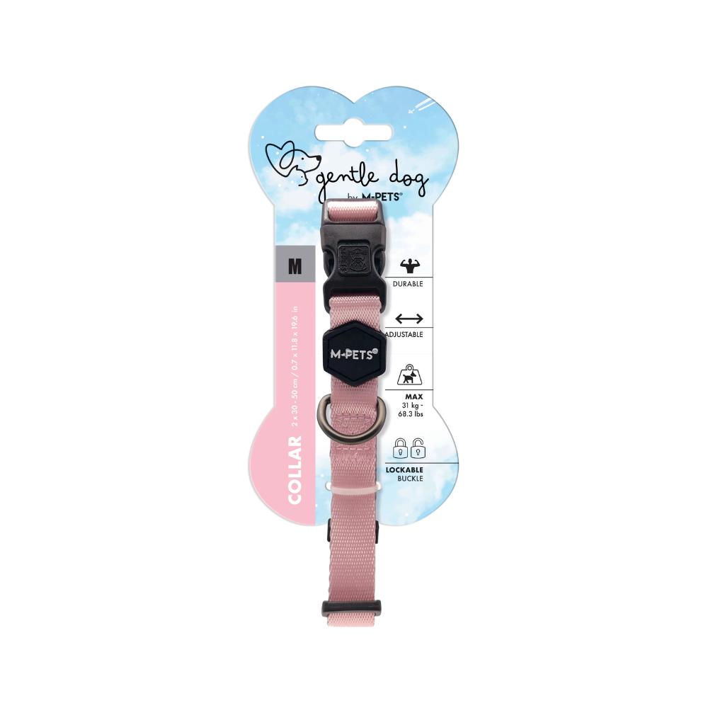 GENTLE DOG Collar Pink