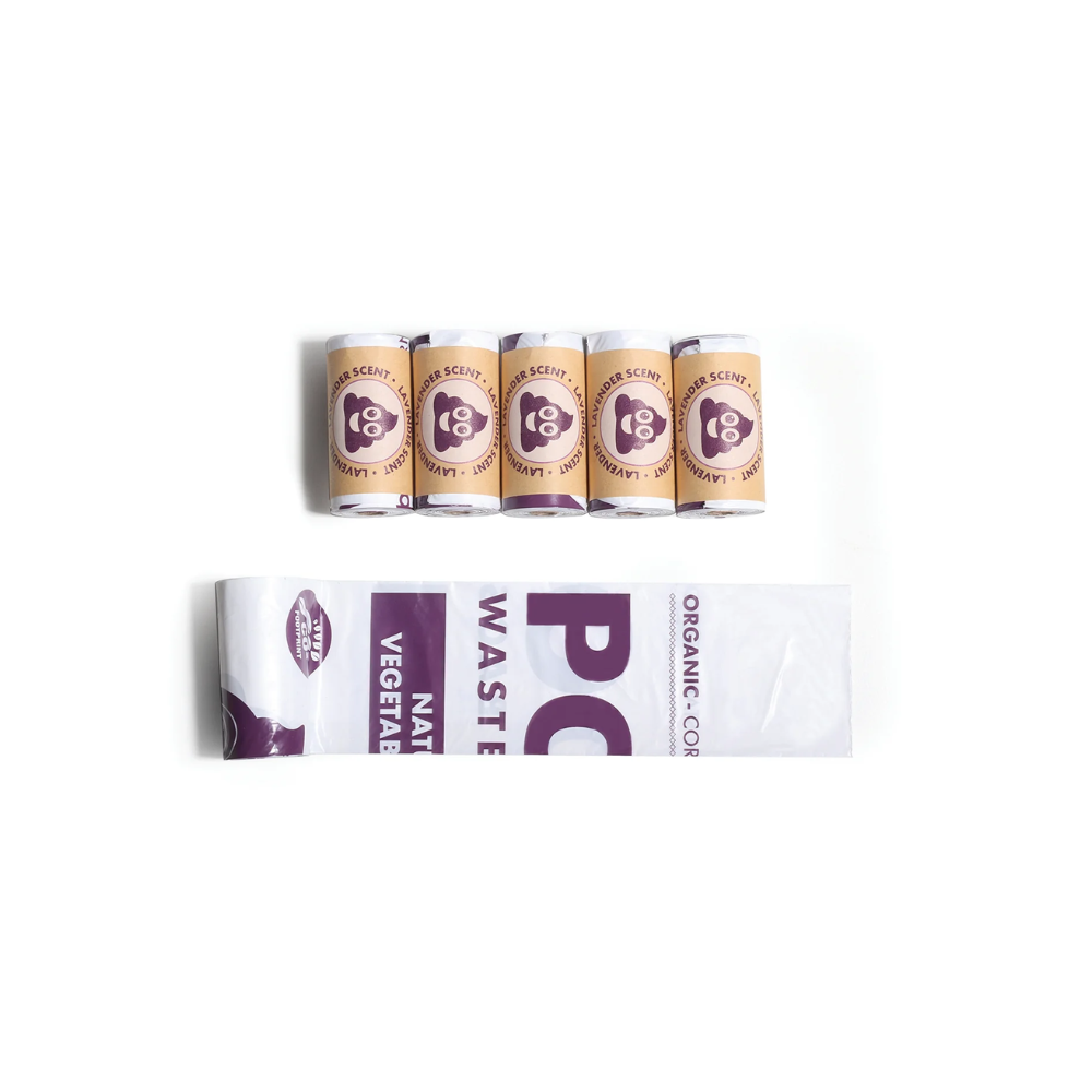 POO Dog Waste 450 Bags Set Lavender Scented