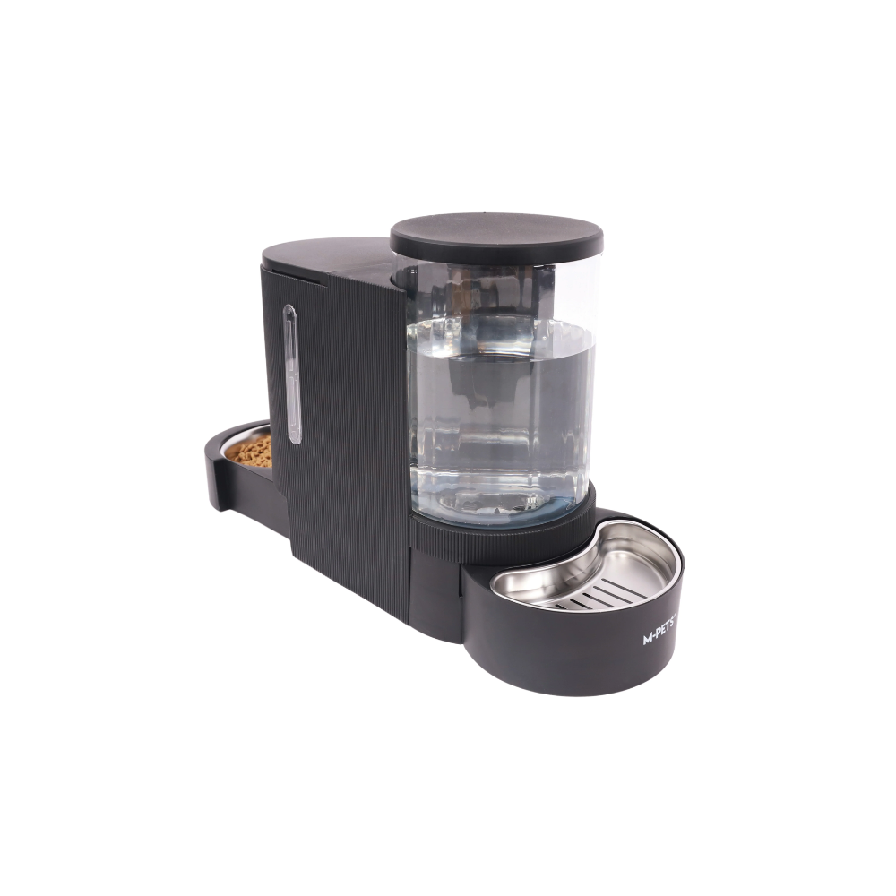 DUPLO Food & Water Dispenser Black – M-PETS