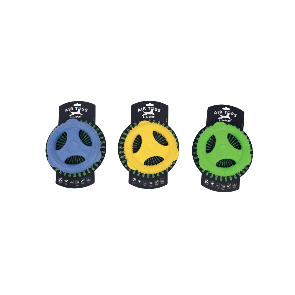 AIR TOSS Dog Floating Toy Wheel - Green