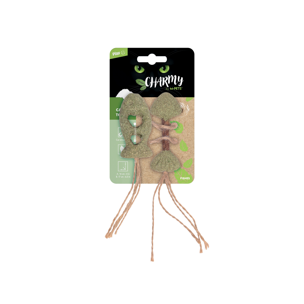 CHARMY Catnip Toy - FISHES