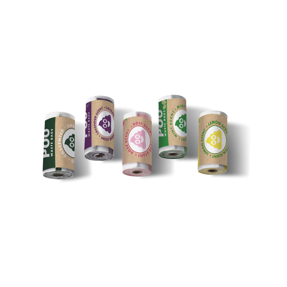 POO Dog Waste 450 Bags Set Lavender Scented
