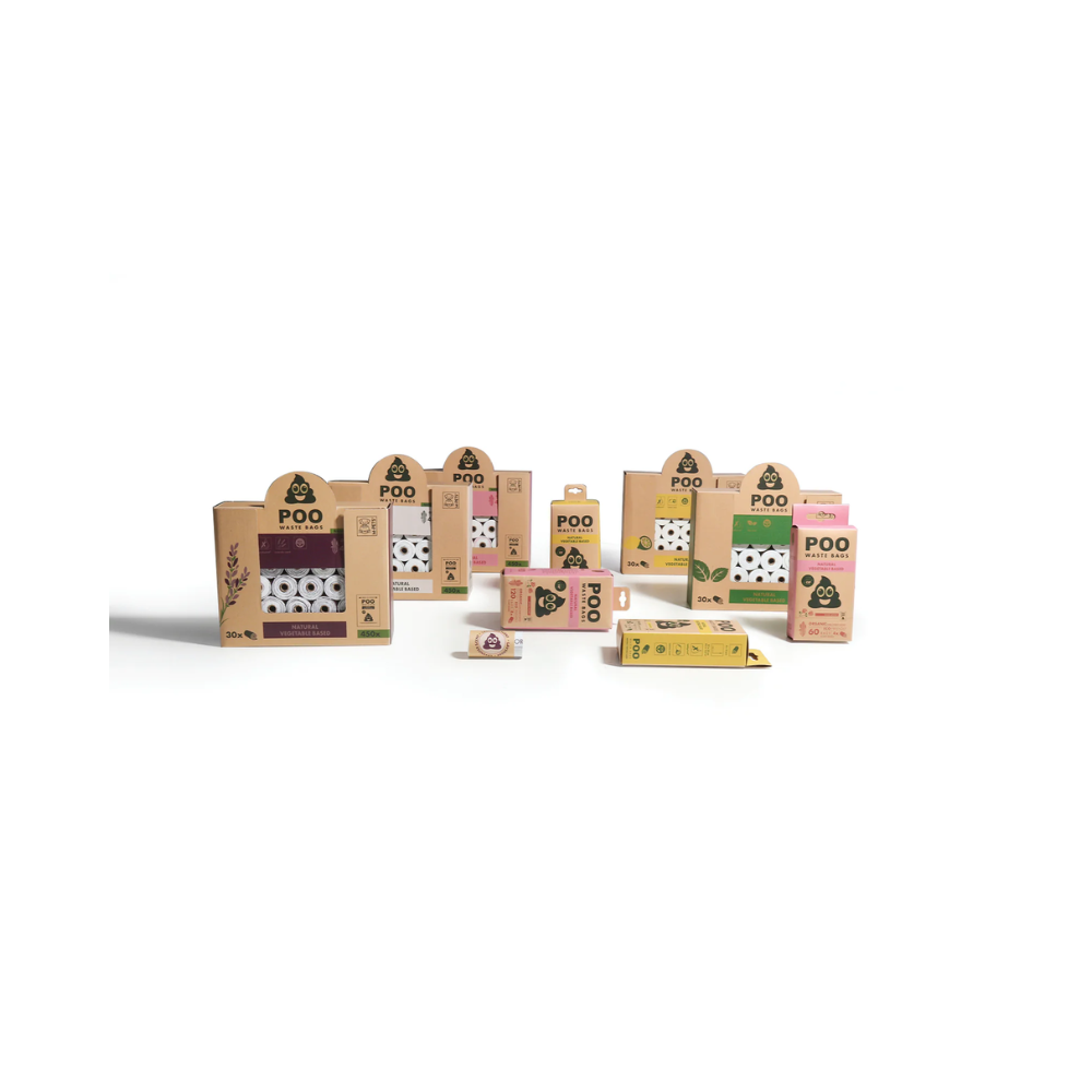 POO Dog Waste 450 Bags Set Lavender Scented