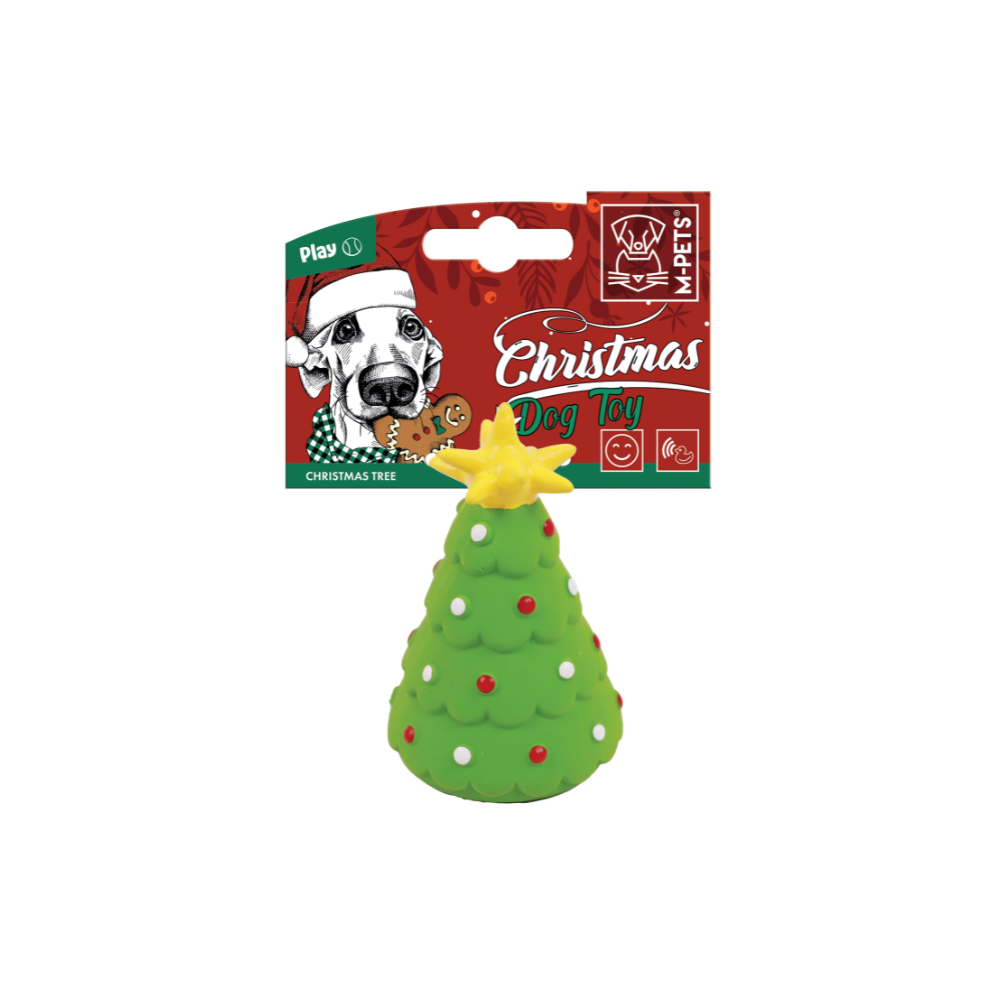 Christmas Dog Toy - Christmas Tree - 10 cm