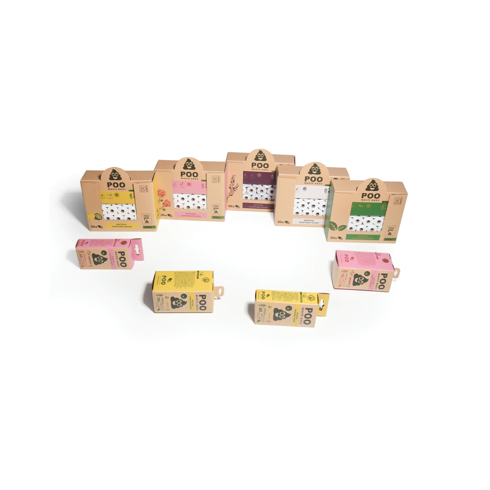POO Dog Waste 450 Bags Set Lavender Scented
