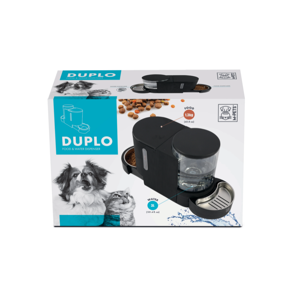 DUPLO Food & Water Dispenser Black