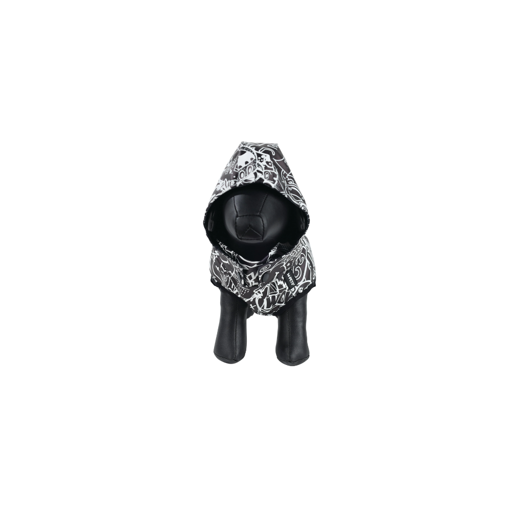 Urban style Raincoat Black&White