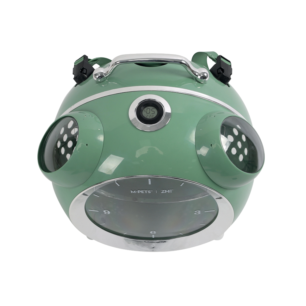 SIXTIES Clock Pet Carrier Green