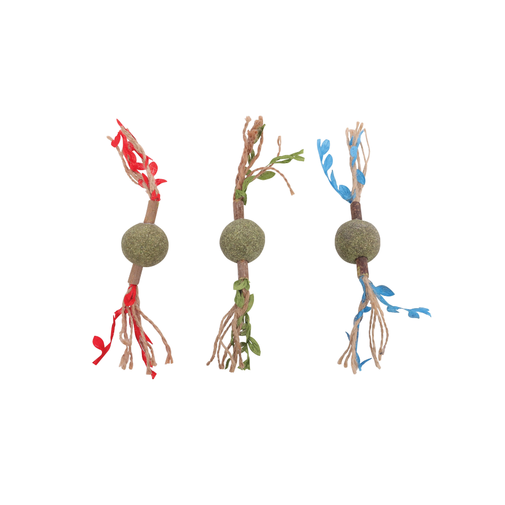 CHARMY Catnip Toy - TREE BRANCH Red
