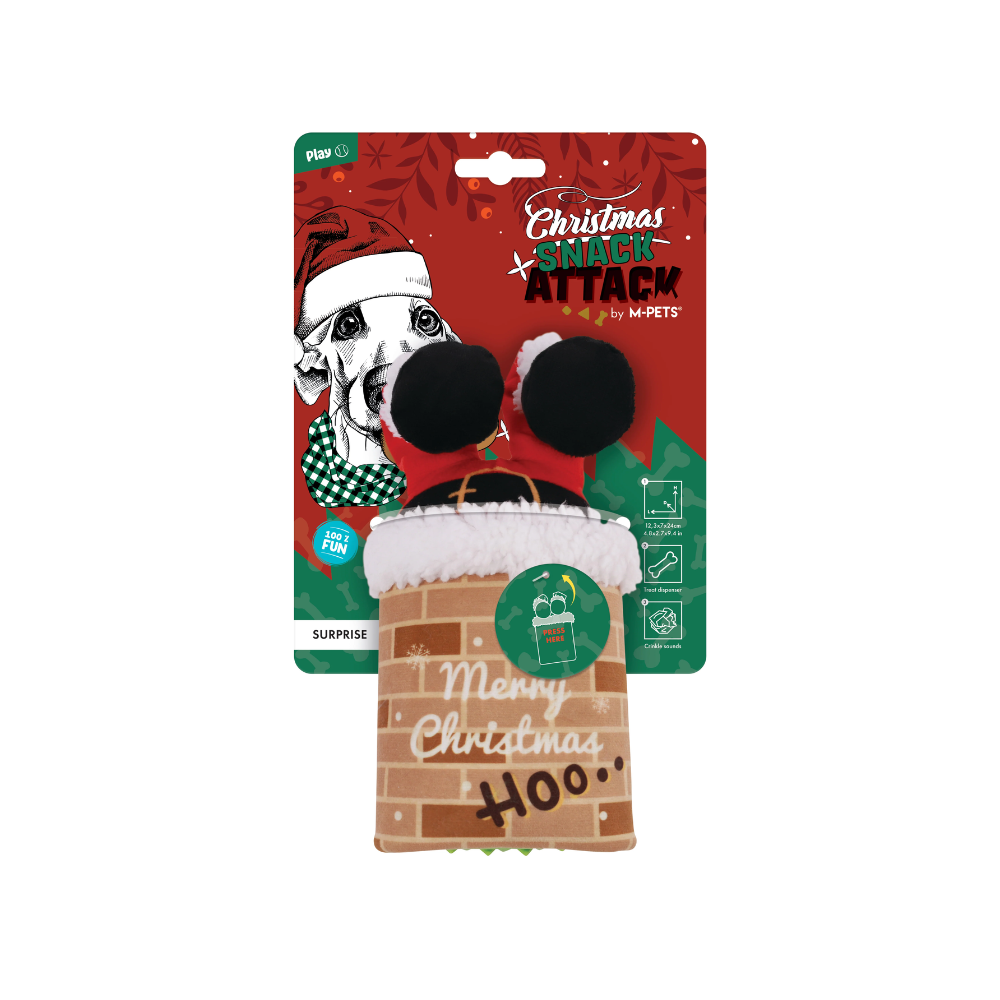 Christmas Snack Attack dog toy -  Surprise