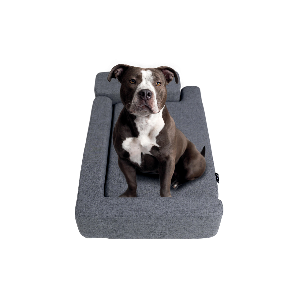 Canapé pour chien PUZZLE Gris