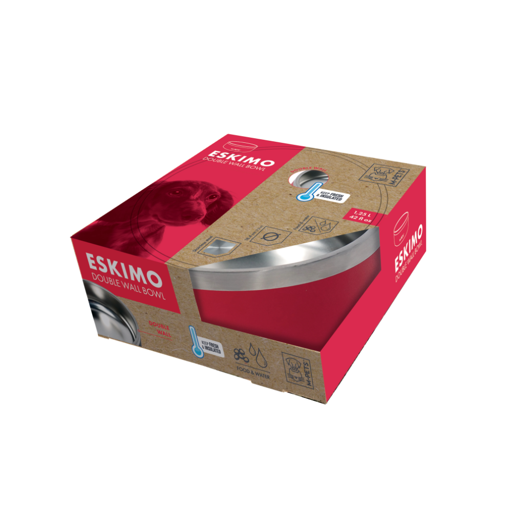 ESKIMO Double Wall Bowl Red