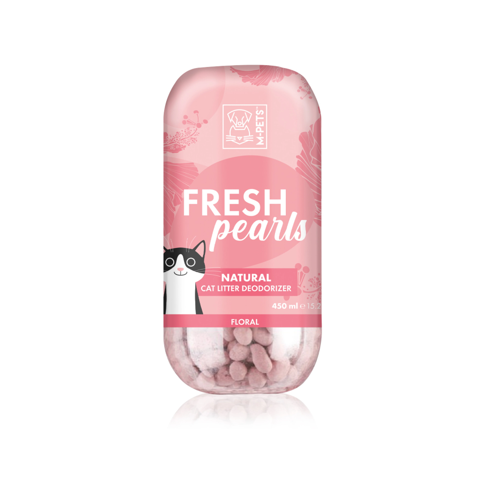 FRESH Pearls Natural Cat Litter  Deodoriser - Floral 450 ml