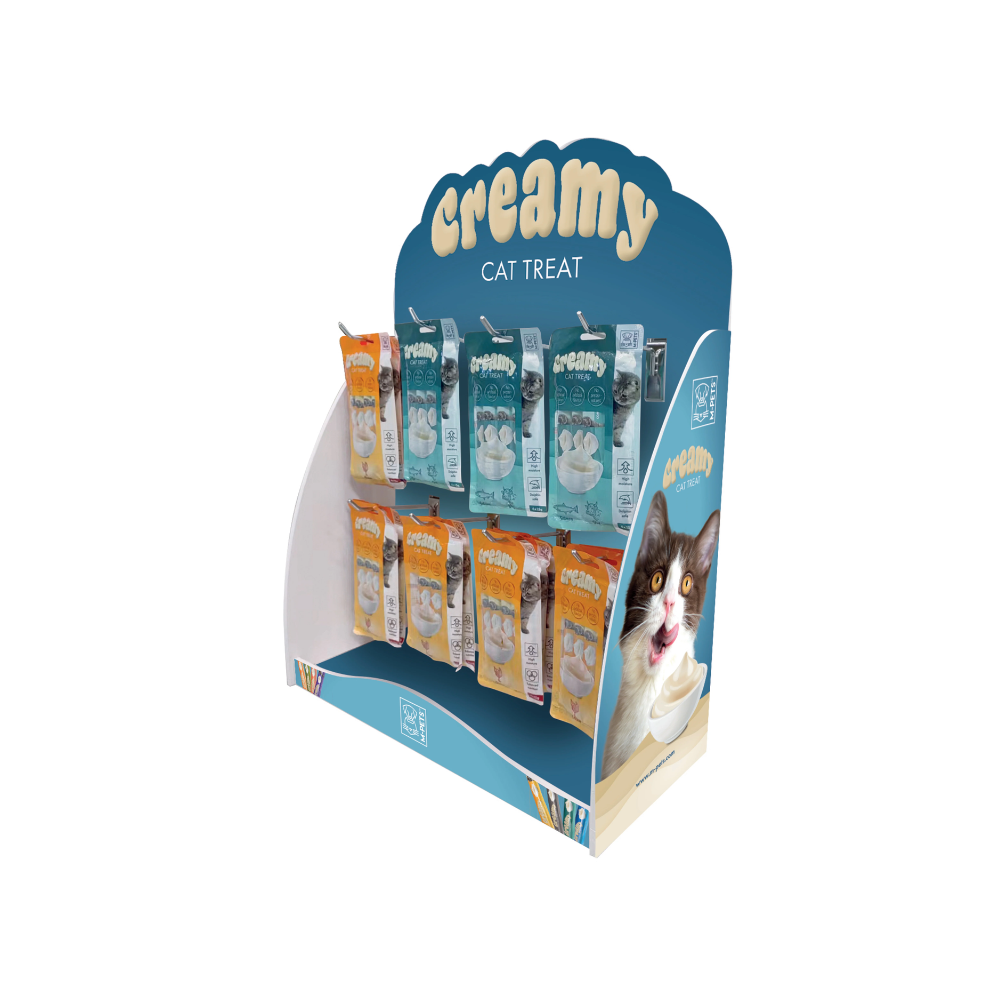 Creamy Treats for Cats Display