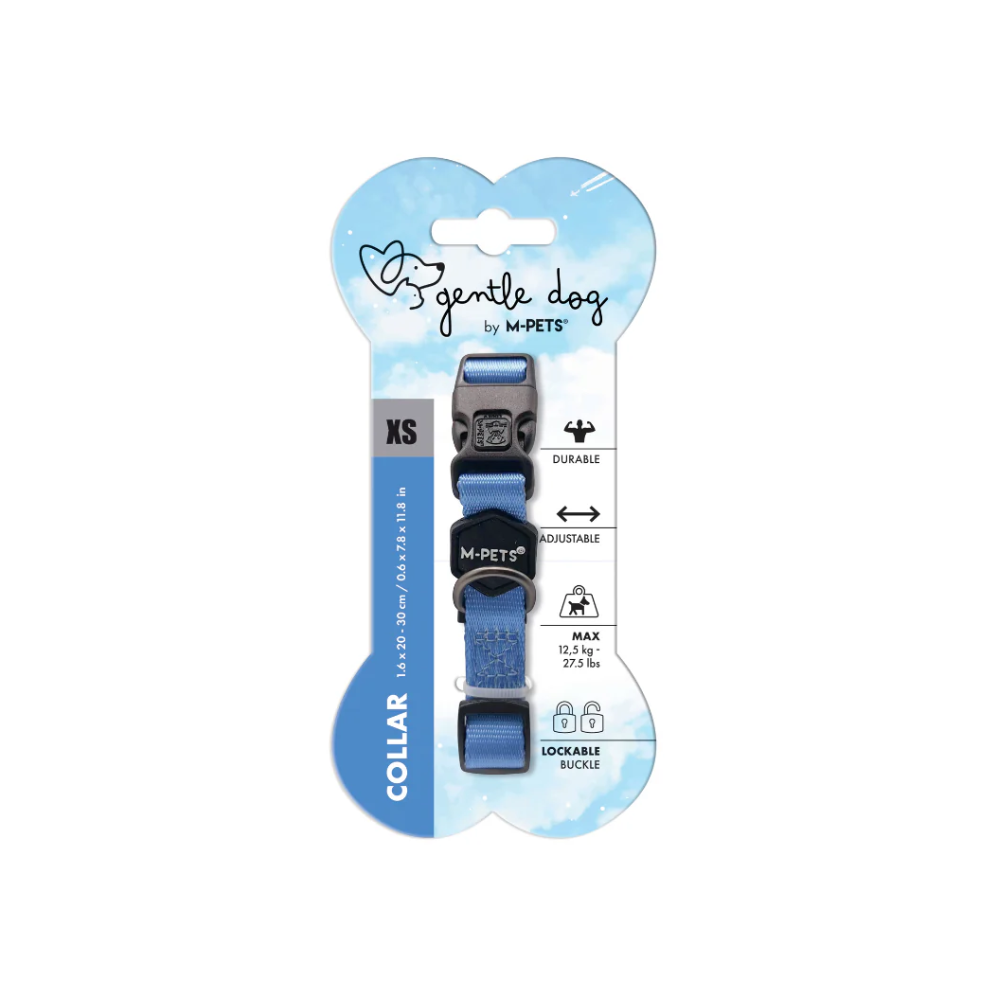 GENTLE DOG Collar Blue