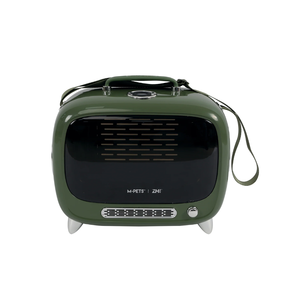 SIXTIES TV Pet Carrier Green