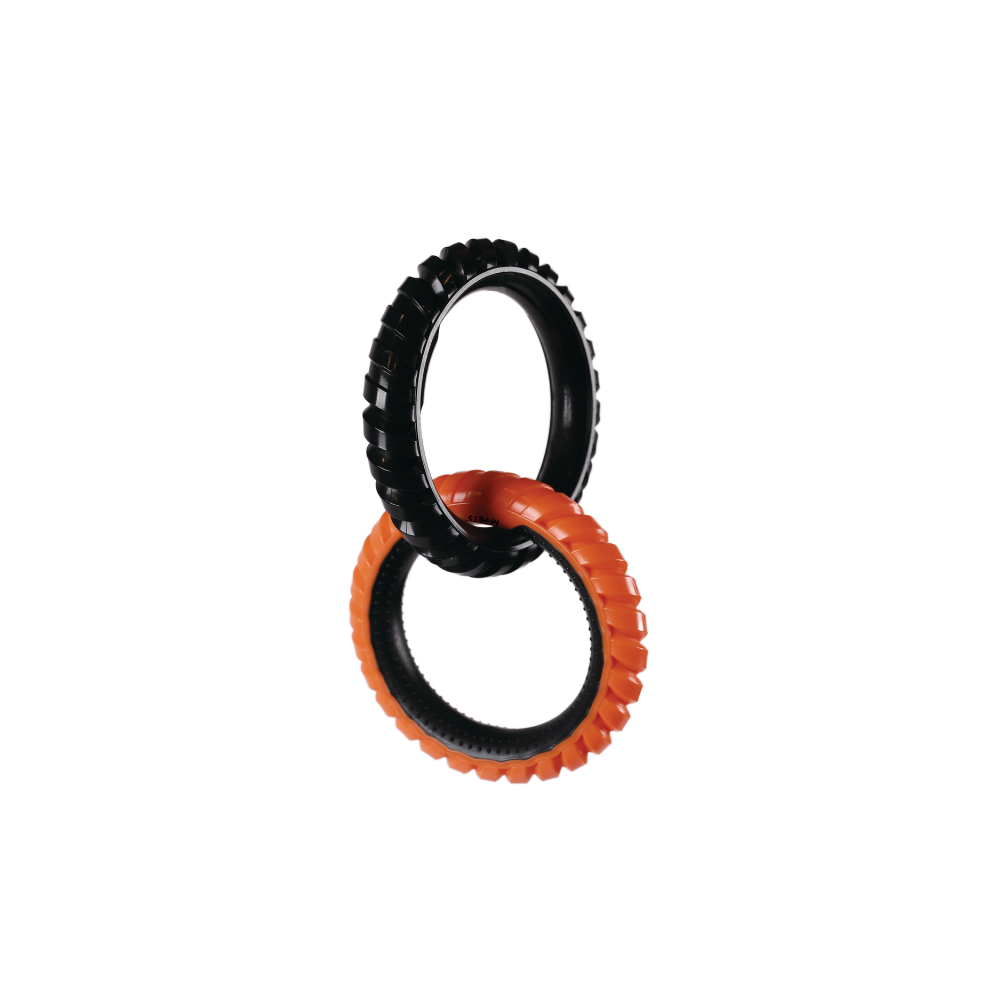 RING KING Double Ring - Orange & Black