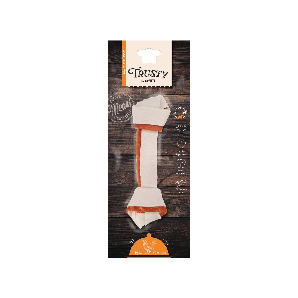 TRUSTY Knotted bone Chicken Flavor 20.3 cm