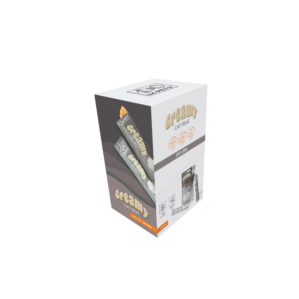 Creamy Treats for Cats - Cod & Beef