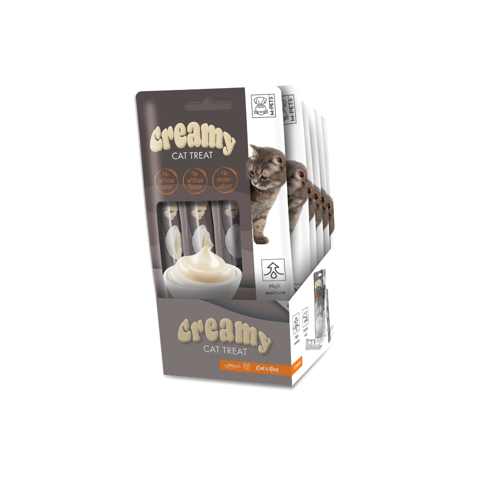 Creamy Treats for Cats - Cod & Beef