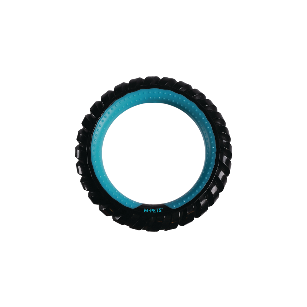 RING KING Single Ring - Capri Blue & Black