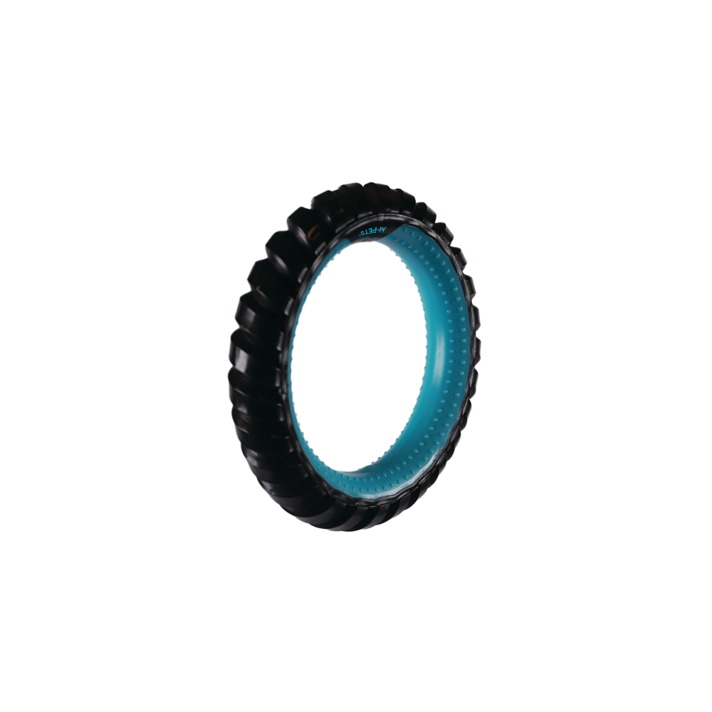 RING KING Single Ring - Capri Blue & Black