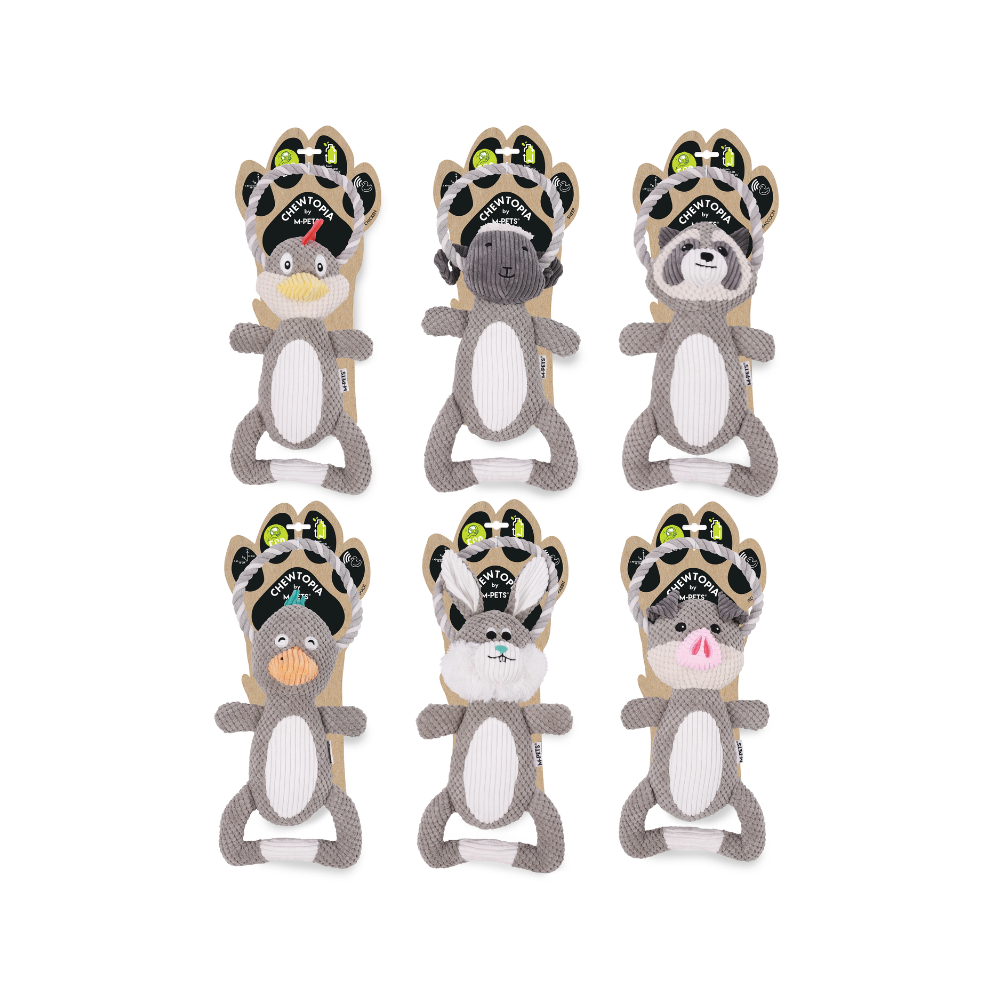 Chewtopia ECO Dog Toy - Raccoon