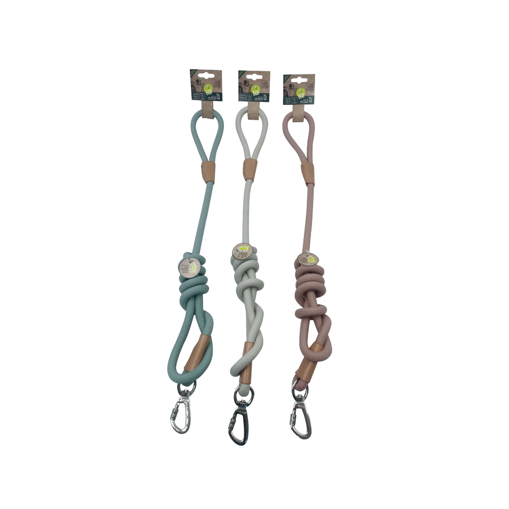 ECO Dog Leash with Secure Lock - White