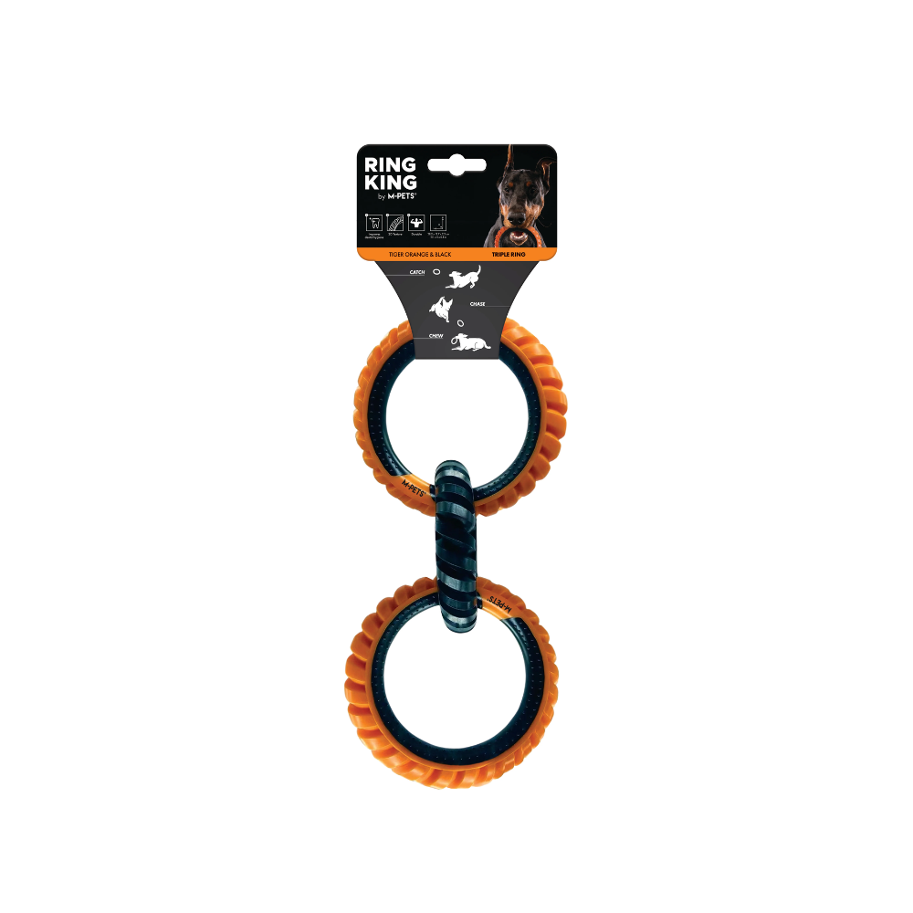 RING KING Triple  Ring - Orange & Black
