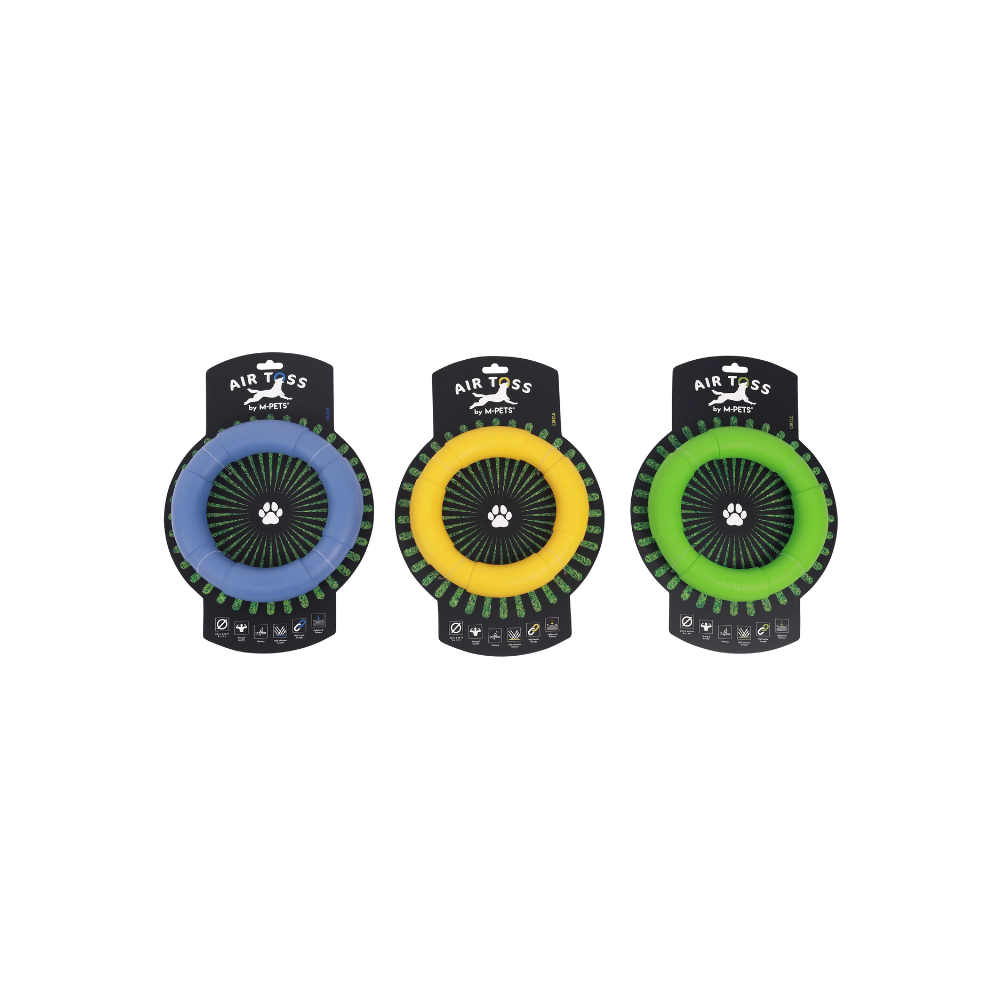 AIR TOSS Dog Floating Toy Circle - Green